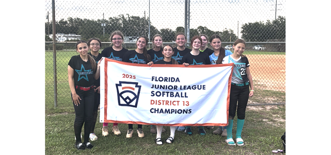 2025 Softball JR Allstars District Champs